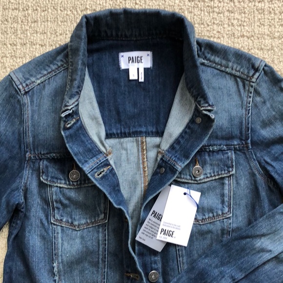 Nwt Paige Aveline Denim Jacket 